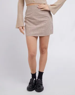 Spencer Check Skirt