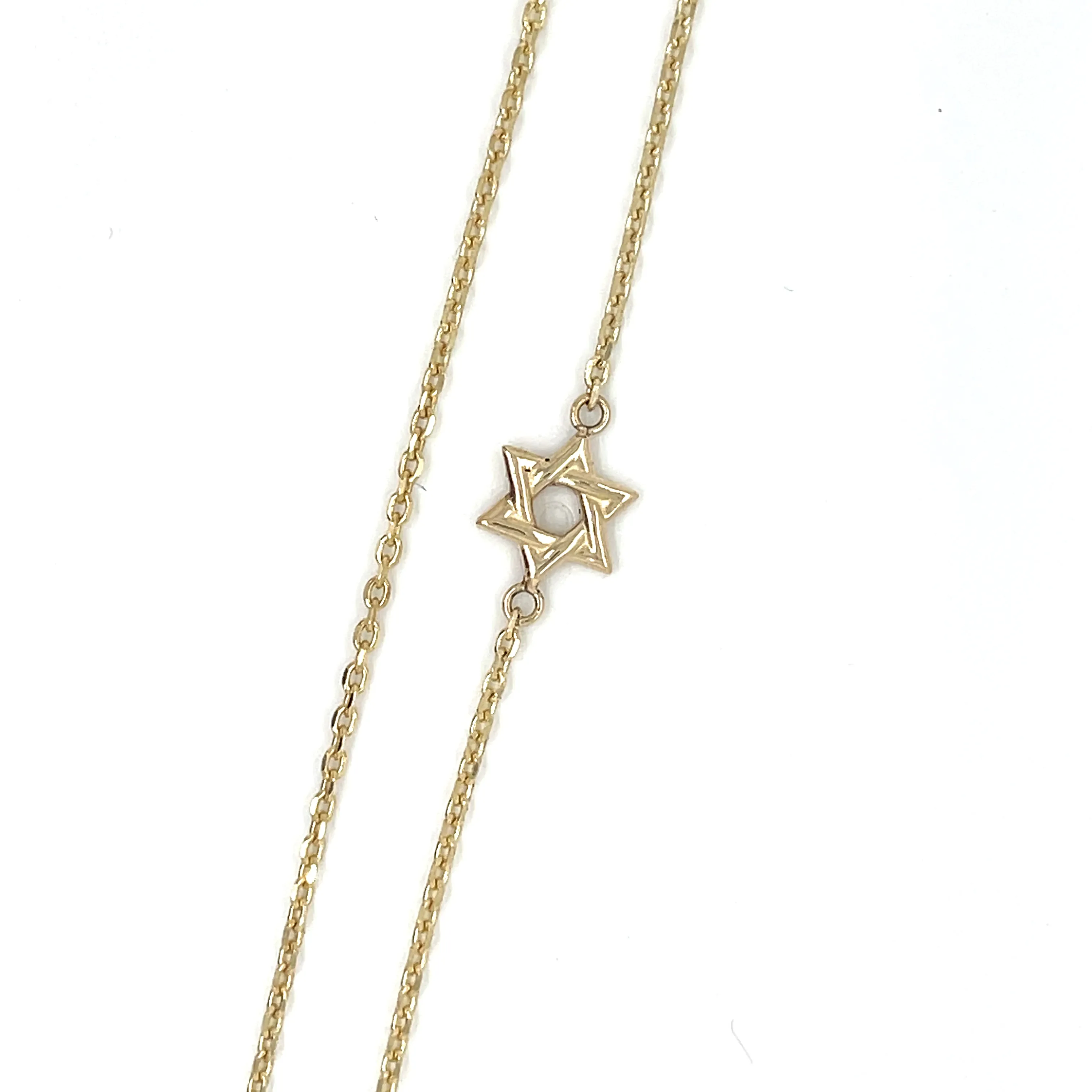 Star of David Bracelet 14k