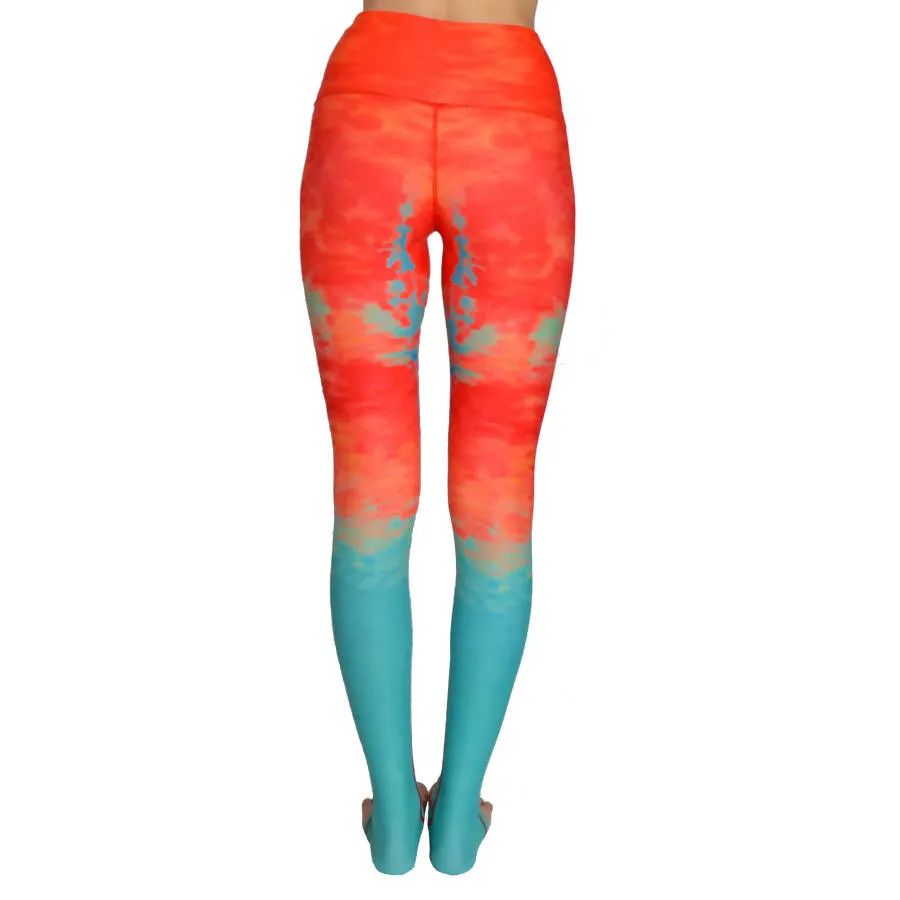 Sun Over the Ocean Yoga Leggings