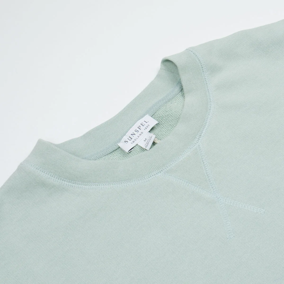 Sunspel - Loopback Sweatshirt - Dusky Green