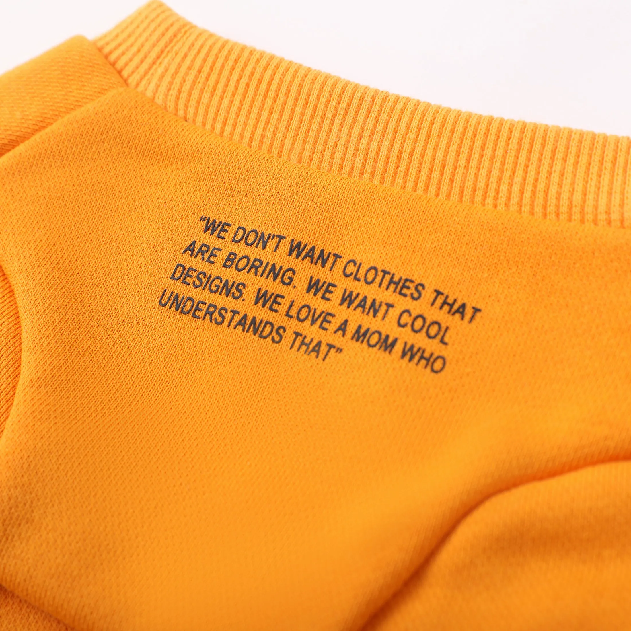 Sweatshirt with Slogan