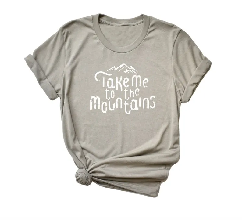 Take Me To The Mountains Premium Tee