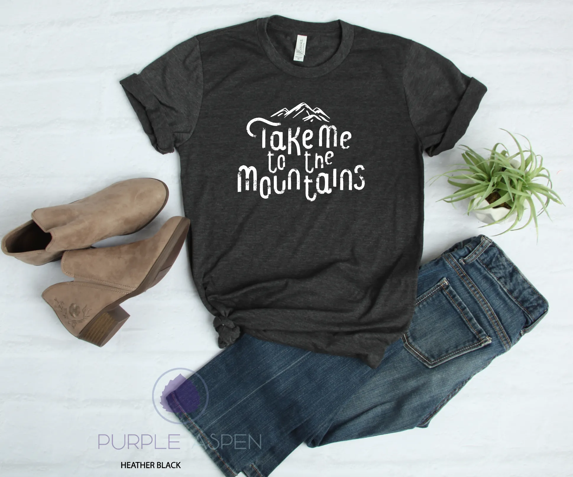 Take Me To The Mountains Premium Tee