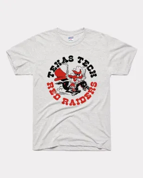 Texas Tech Masked Rider Circle Ash T-Shirt