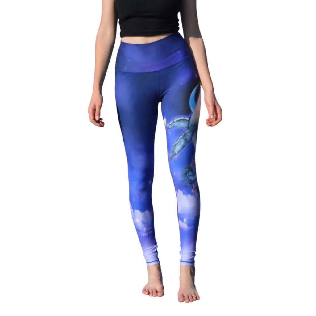 Whale Yoga Leggings