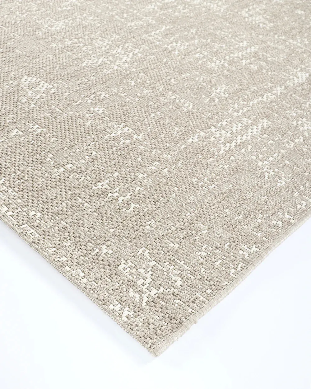 Whitewash Rattan Floor Rug