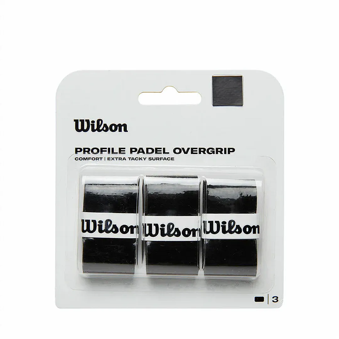 Wilson Profile Padel Overgrips (3 Pack)