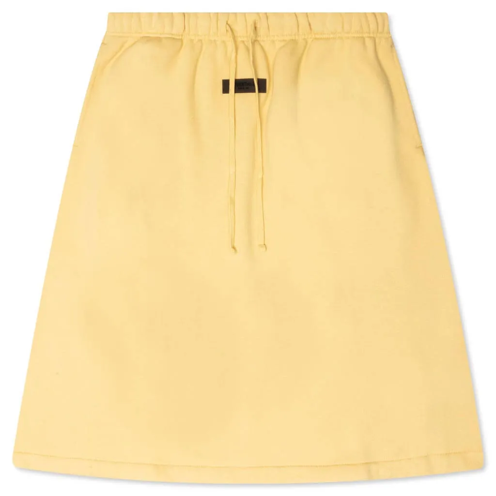 Women's Midlength Skirt - Light Tuscan