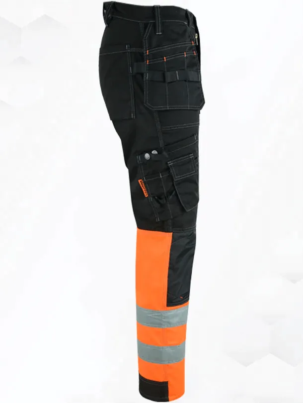 WrightFits Hi-Vis Flash Pro Cargo Heavy Duty Work Trousers