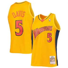 Youth Golden State Warriors Baron Davis 2006-07 Hardwood Classics Jersey - Gold