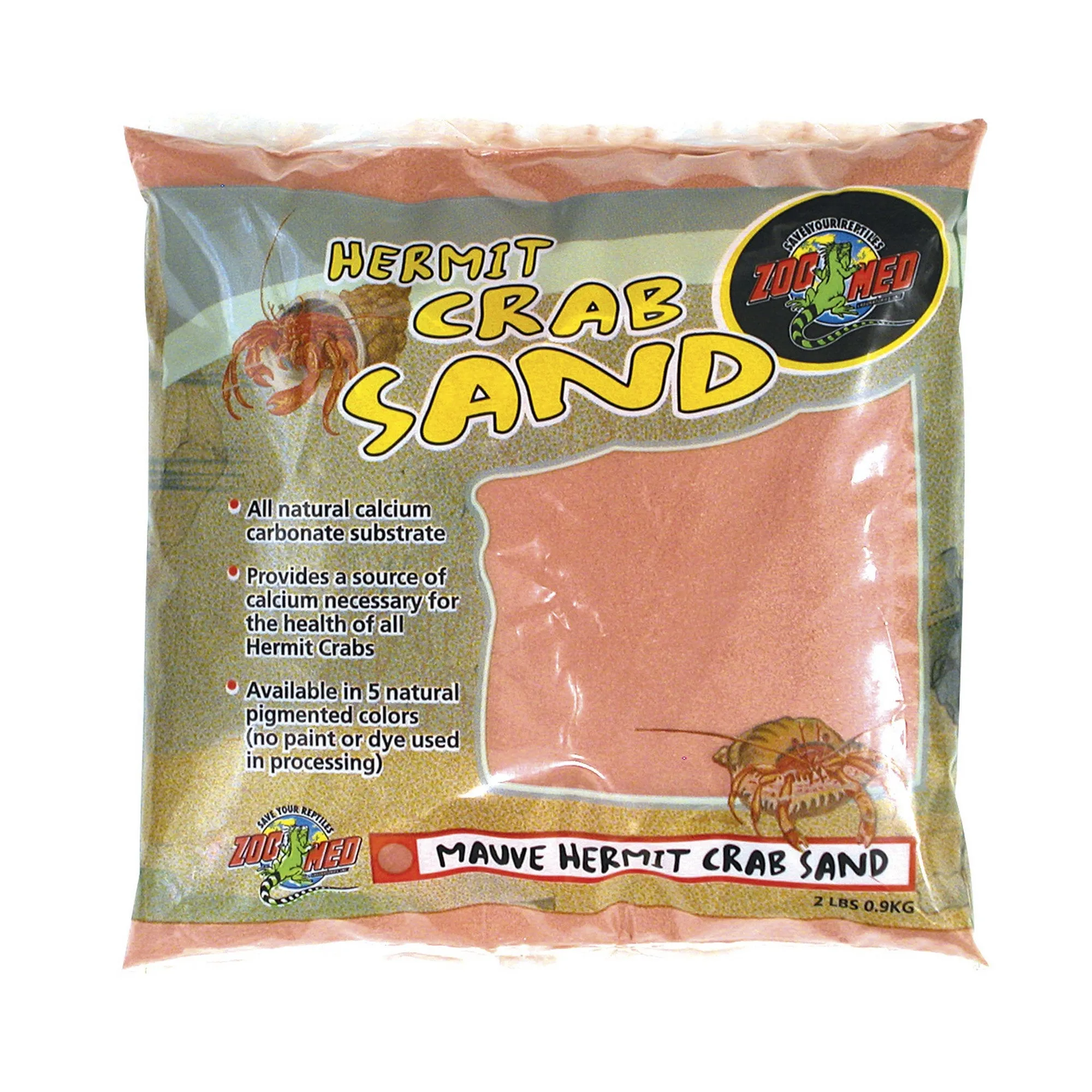 Zoo Med Hermit Crab Sand - Mauve 2 Pound